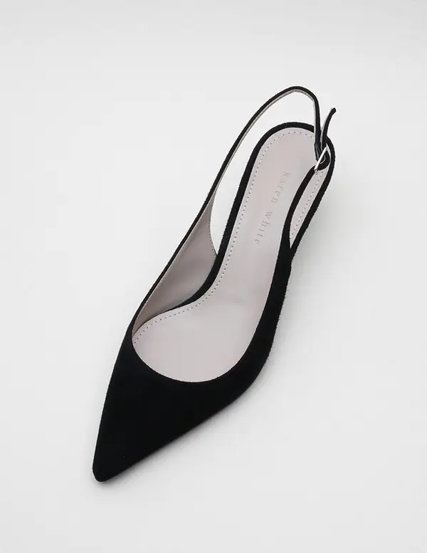 Plain Slingback Shoes_5cm