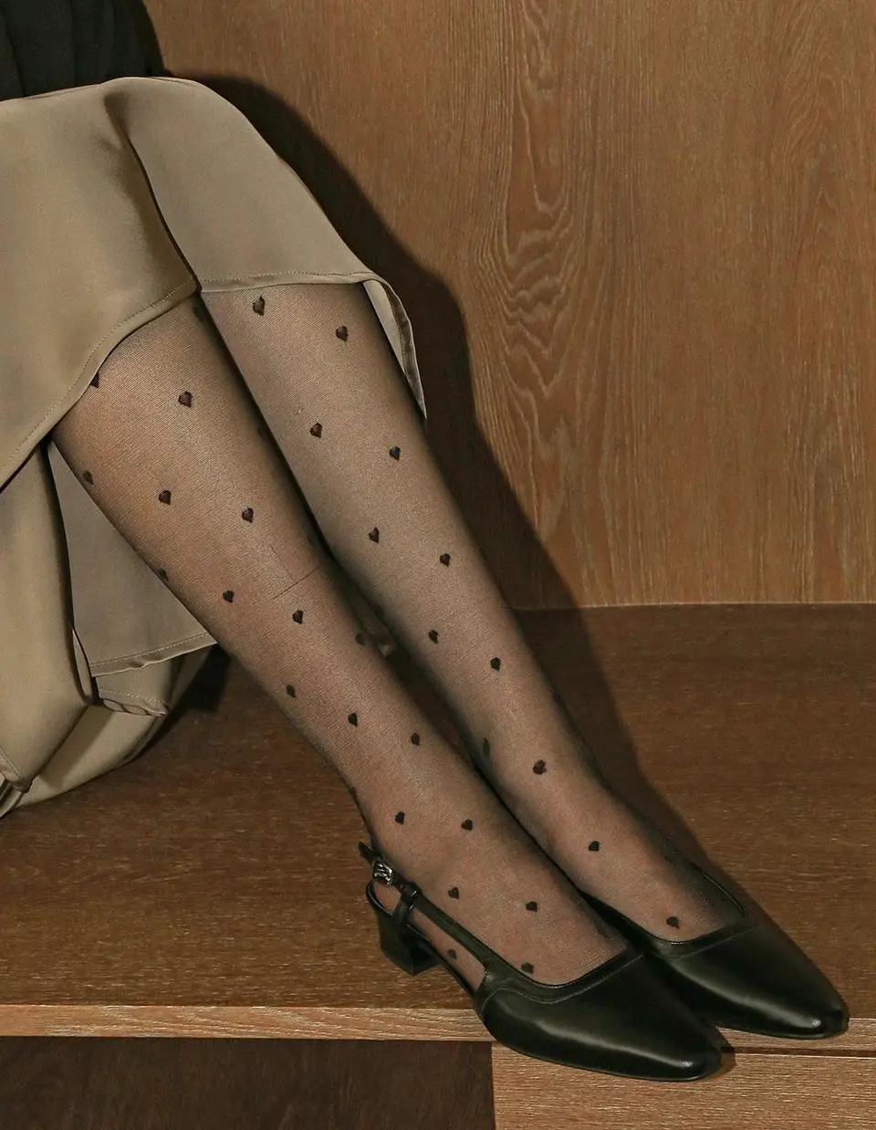 168J Haru Pumps Slingback Heel 3cm 6cm