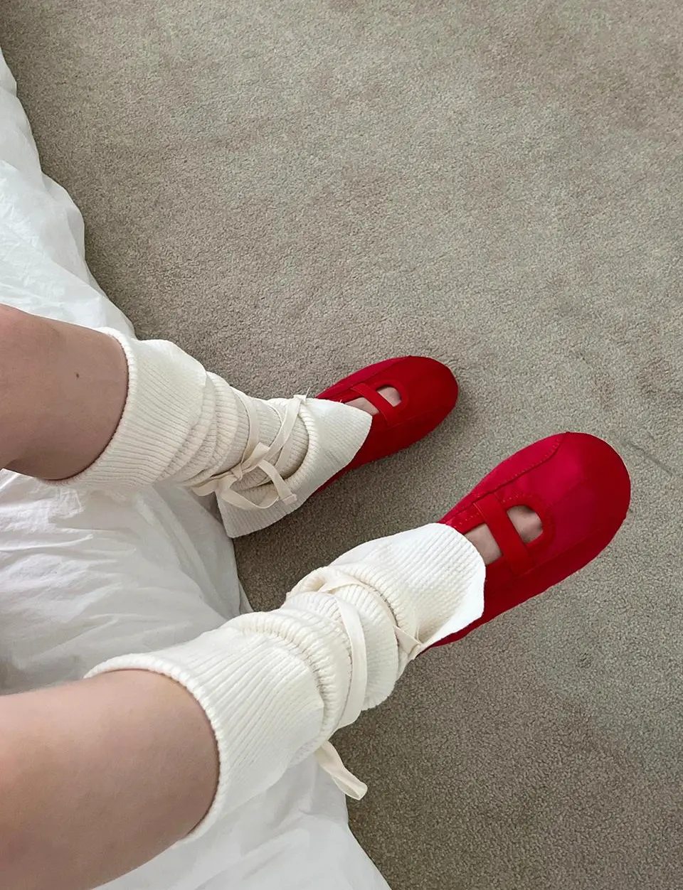 Mua Satin Elastic Band Mary Jane Flat Shoes (me363)