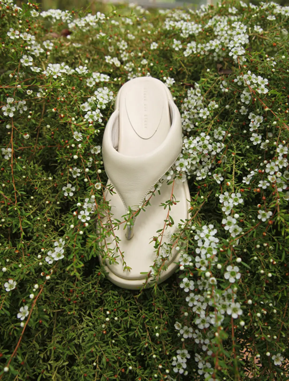 Nael Platform Flip Flops Leather