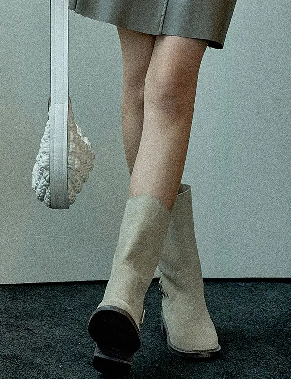 Nana Suede Two Belt Boots_B1342(3Colors)