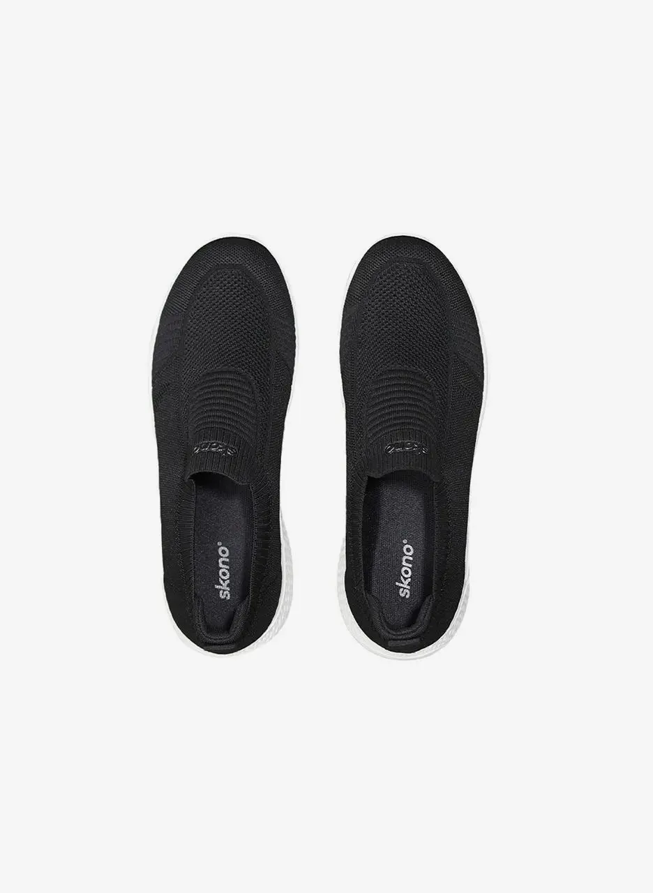 Skoono S-Walk Running Shoes [Black White] (SK5S005BWH)