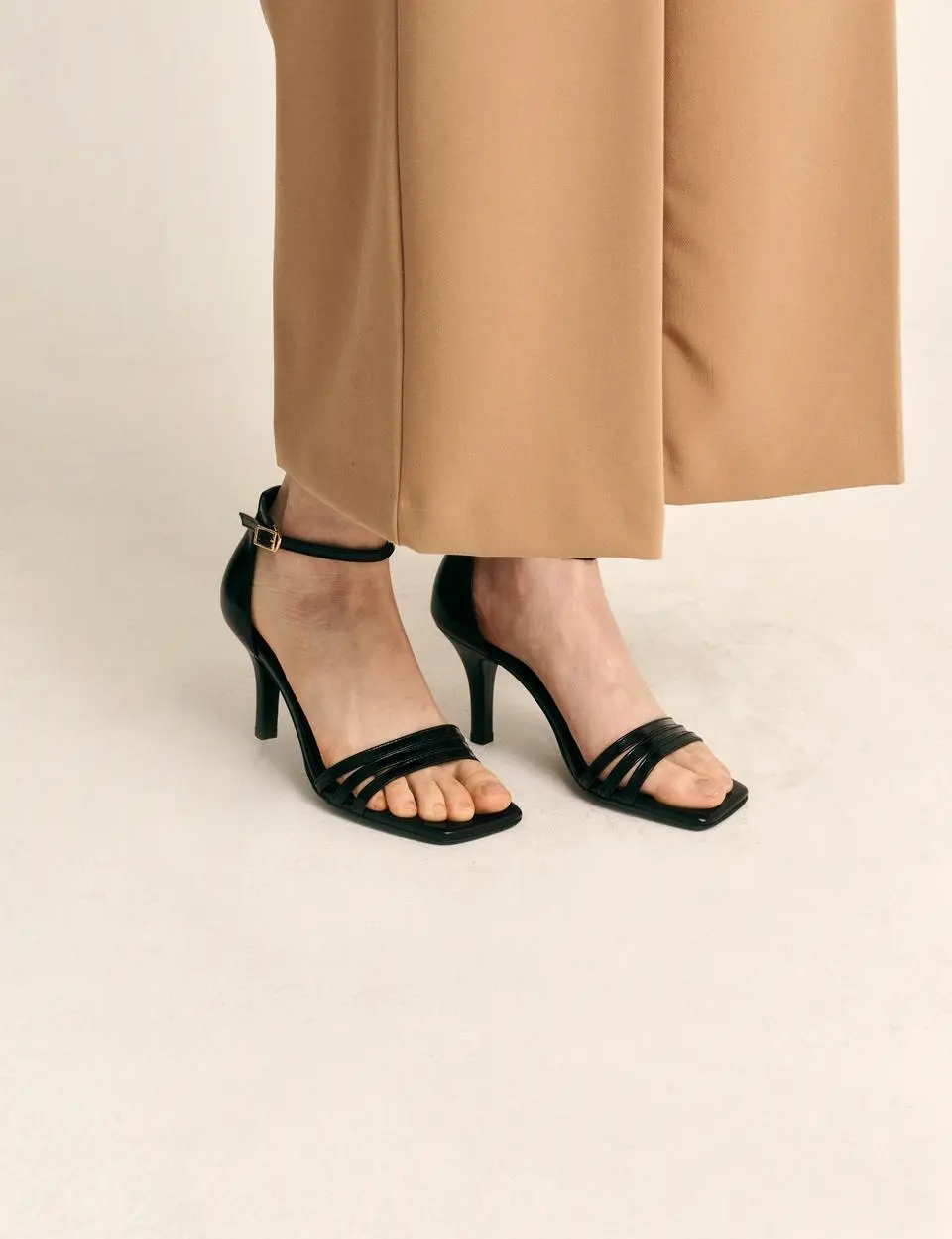 Ankle Strap Heeled Sandals [3colors] (LC319)