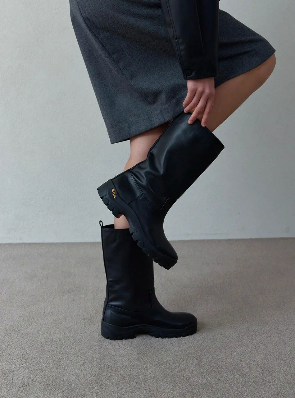 lever vibram MID-CALF BOOTS [2 color]