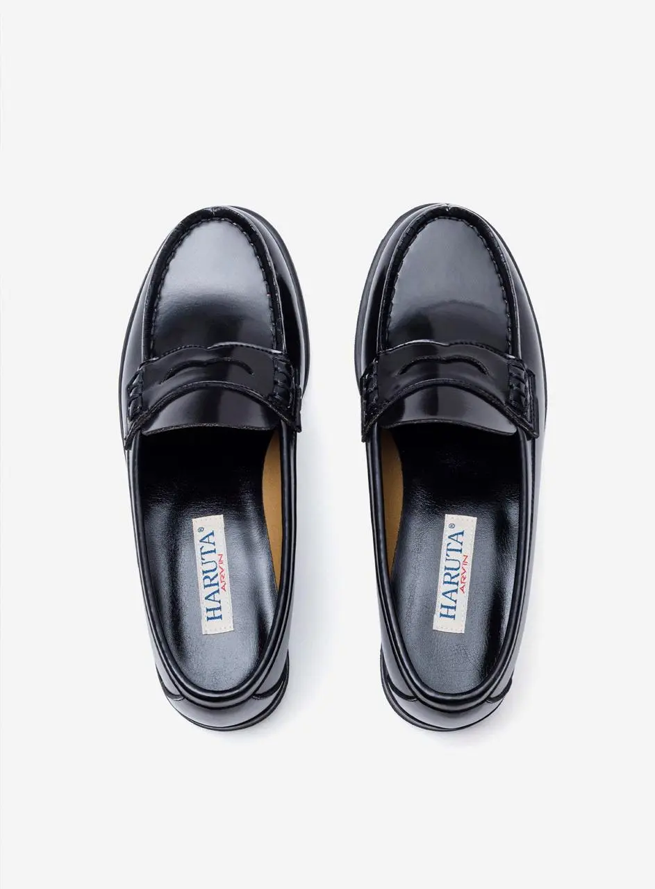Wide Penny Comfort Loafer [BLACK] (4505)