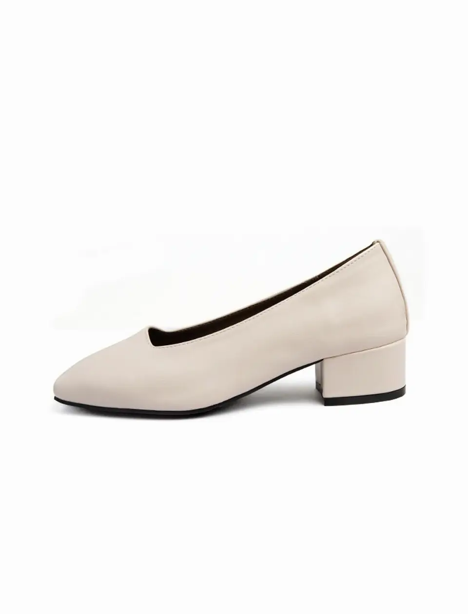 Rena Square Toe Basic 3.5cm Pumps (H305)