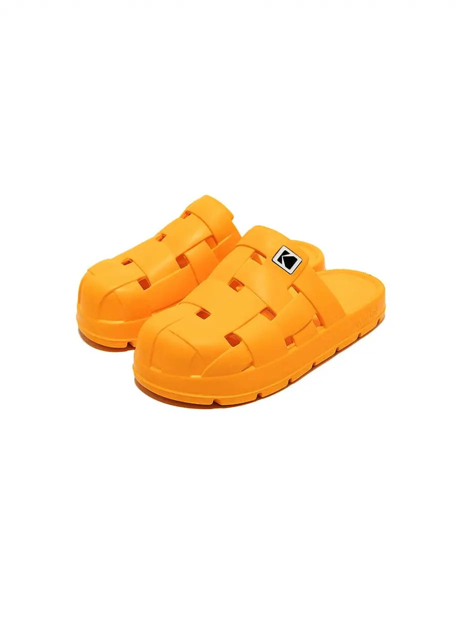 25 Spring/Summer Breeze Mule Slides [YELLOW]