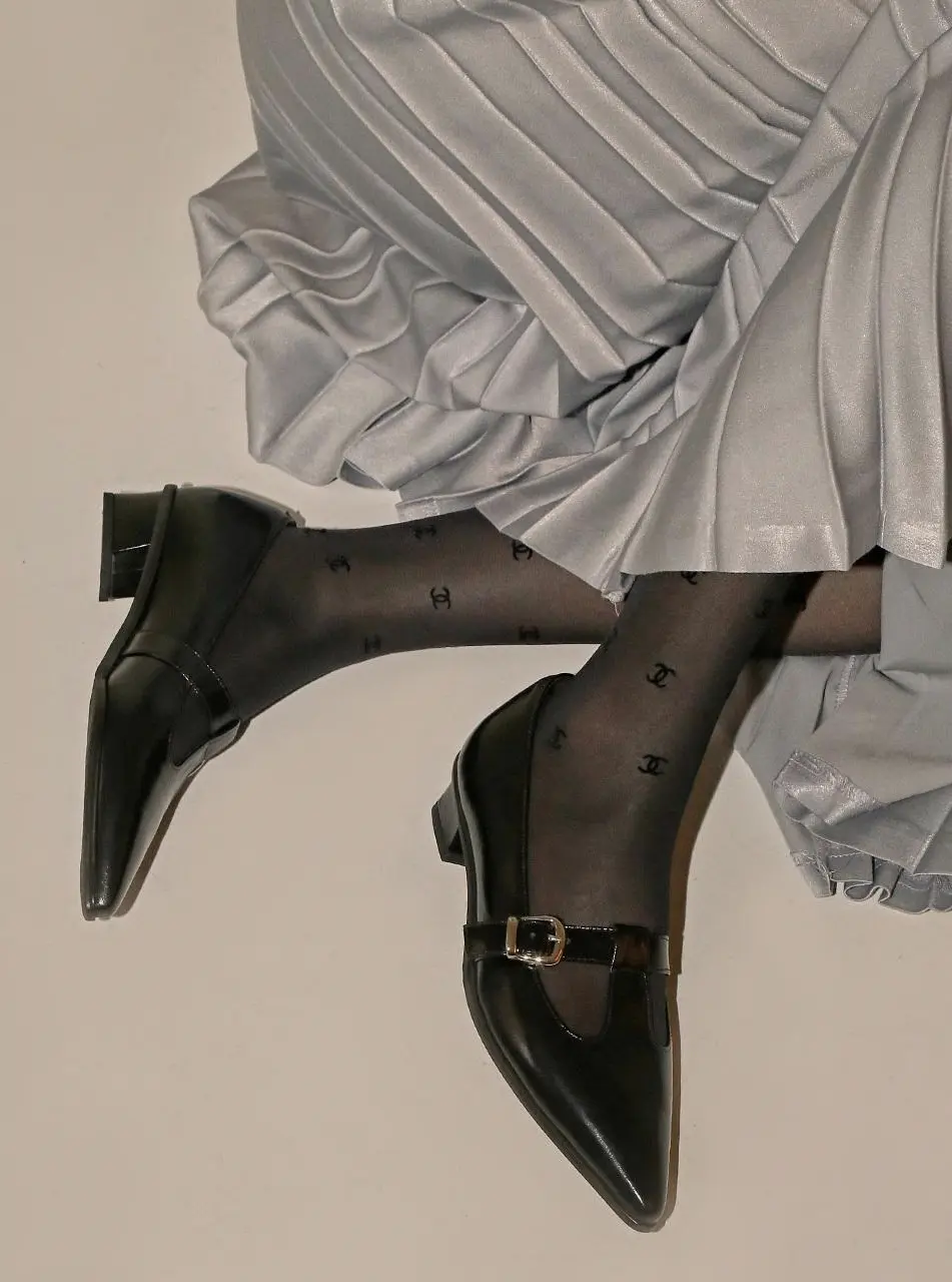 Lazard T-Strap Flat Shoes