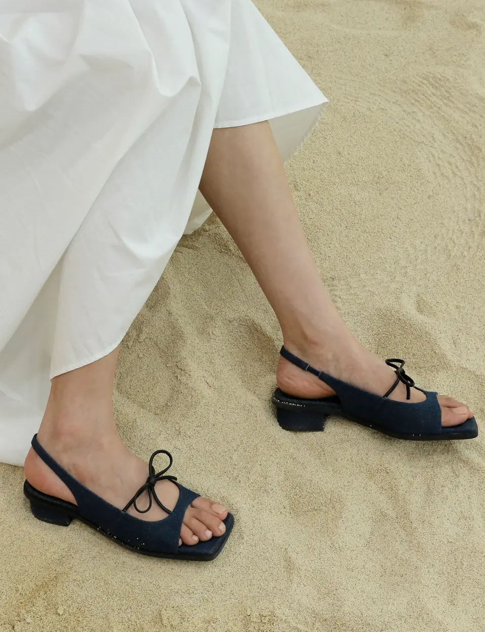 Ribbon Edge Sandals
