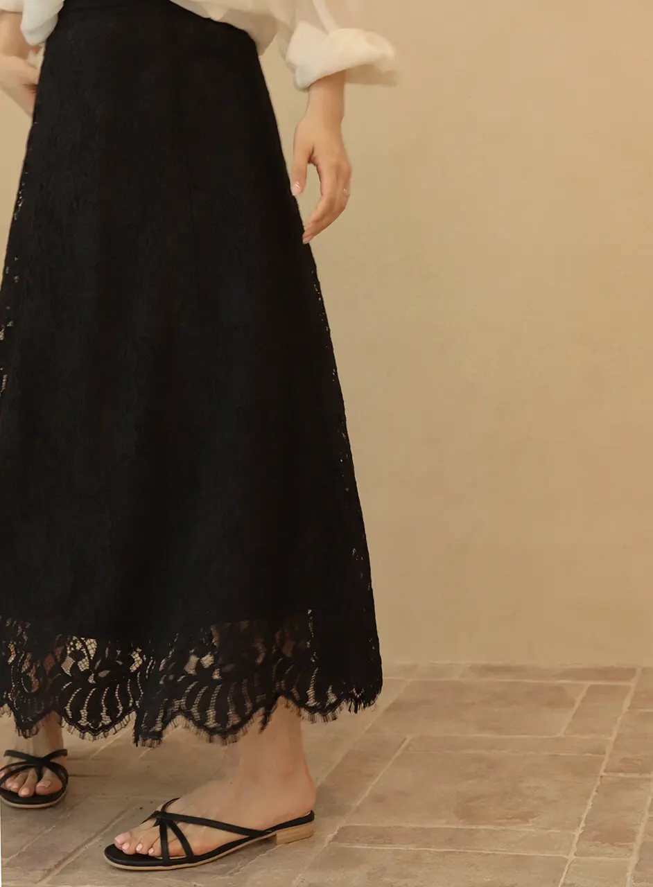 Dandelion Flip Flop_Black