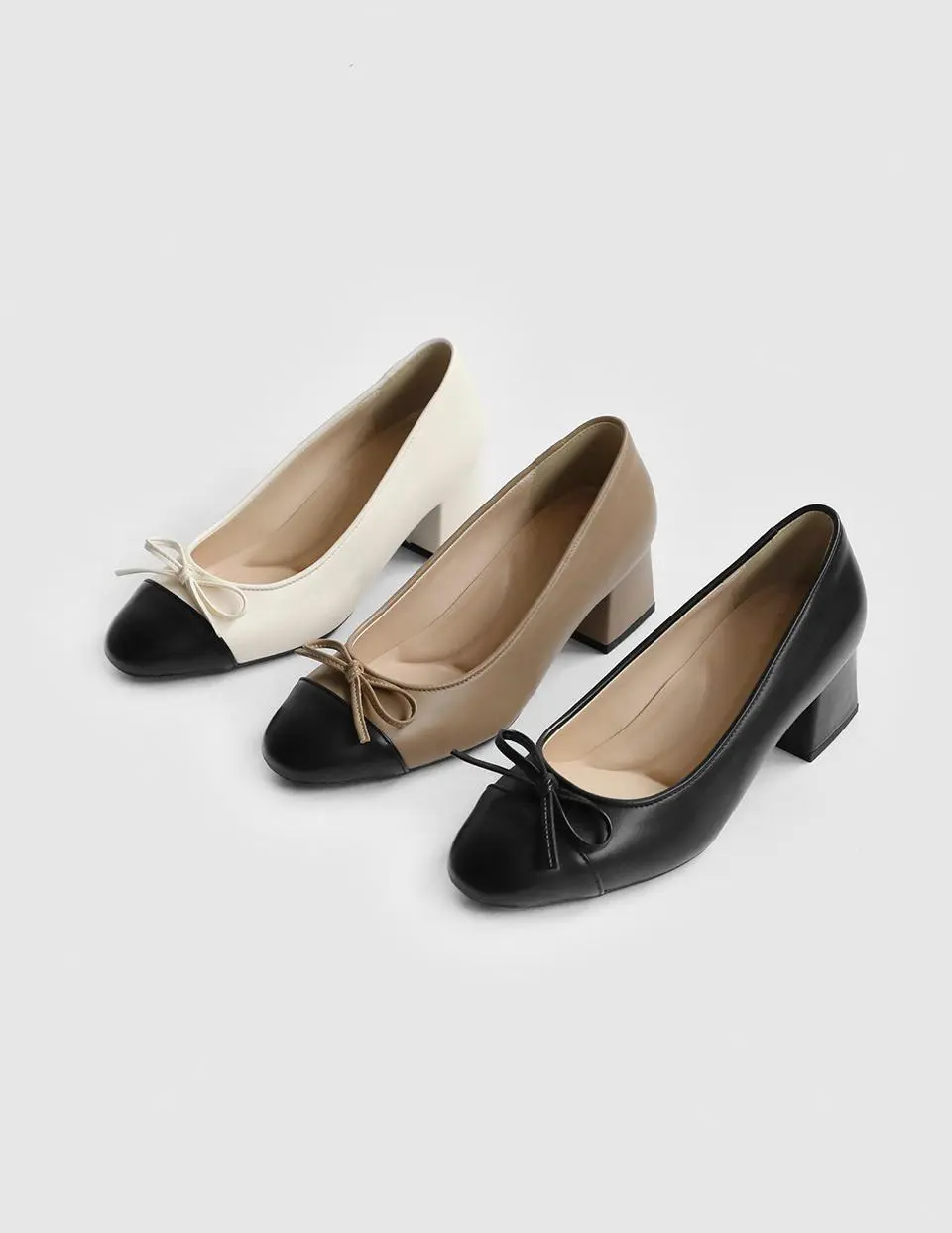 Lenore Round Ribbon 5cm Pumps