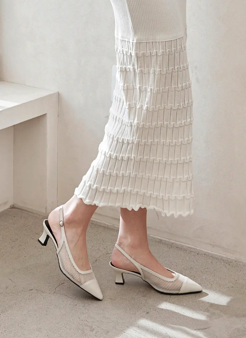 Stiletto Slingback 5cm Pumps (LC371)