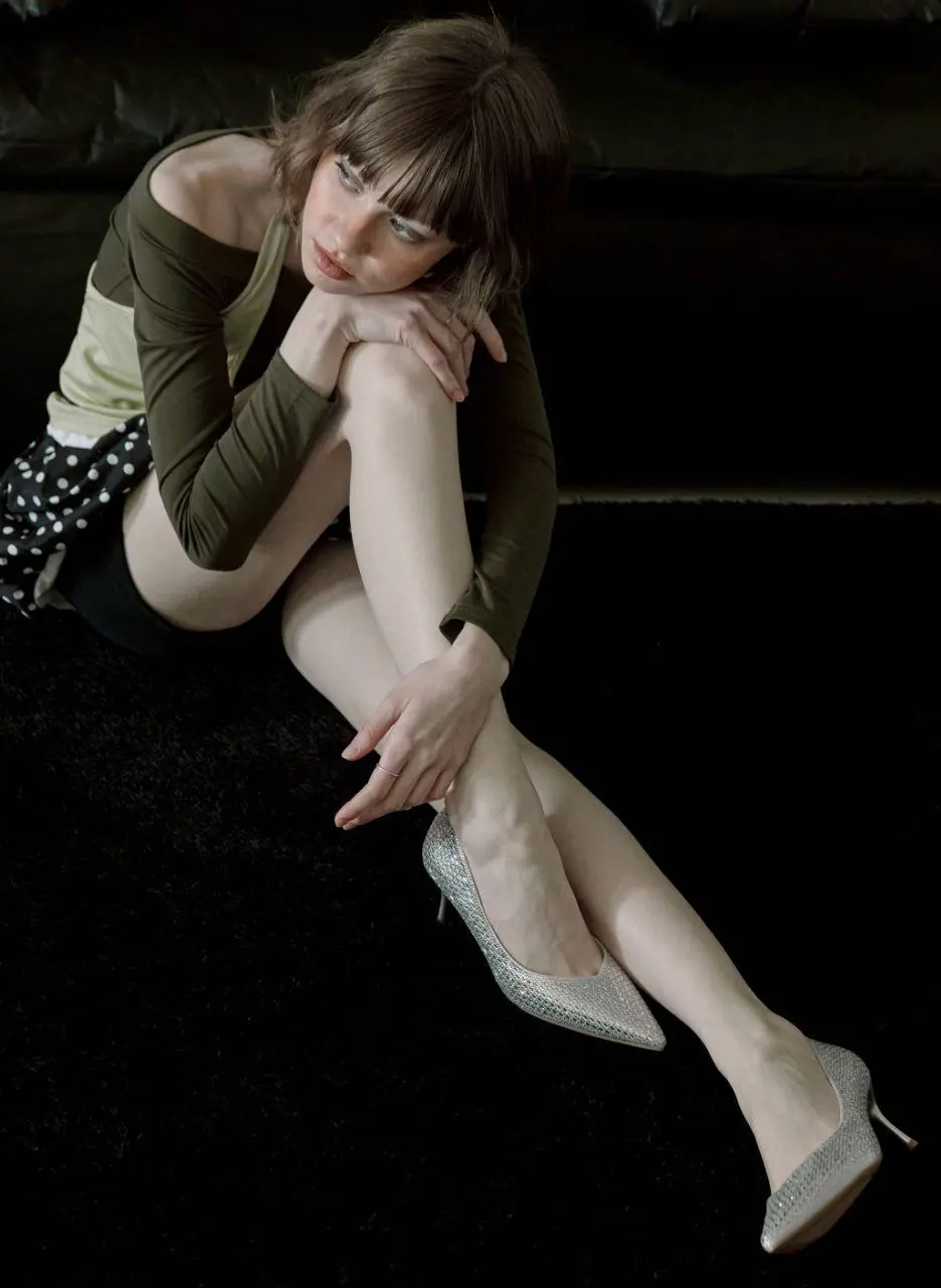 Luxury Crystal Wedding High Heels 6.5cm Shoes (WS9001)