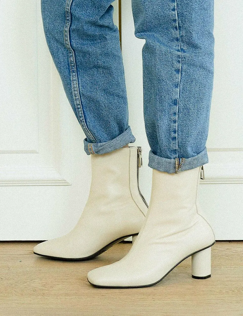 Ankle Boots_Cream