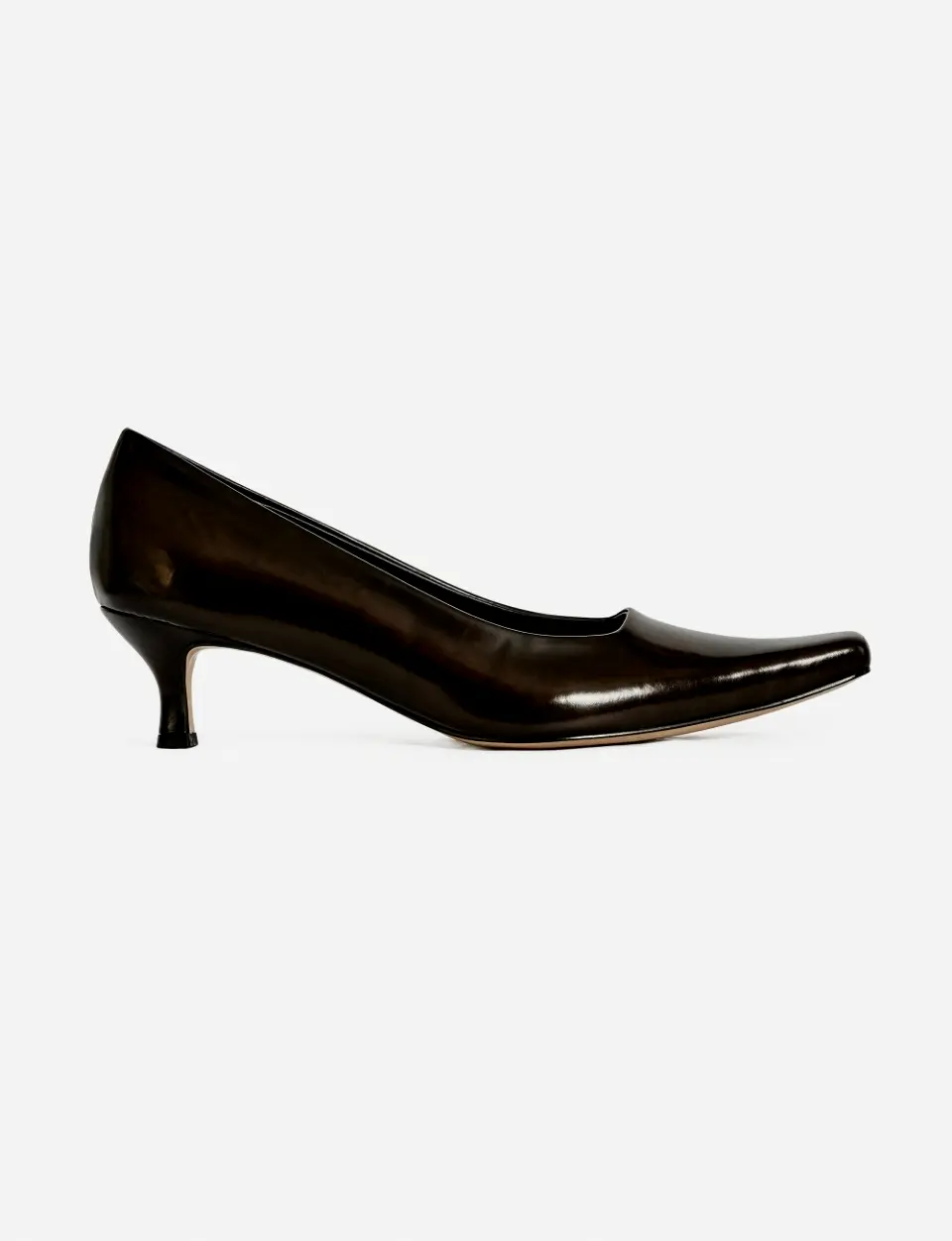 Giuliano Square Toe Pumps_Brown