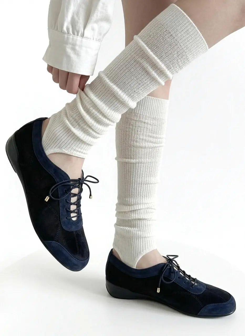 NOTEN_dark navy Top Open Driving Sneakers