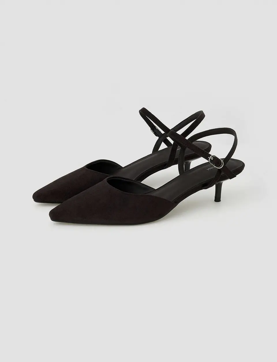 Nelly Backless Pointed Heel Pumps [2colors]