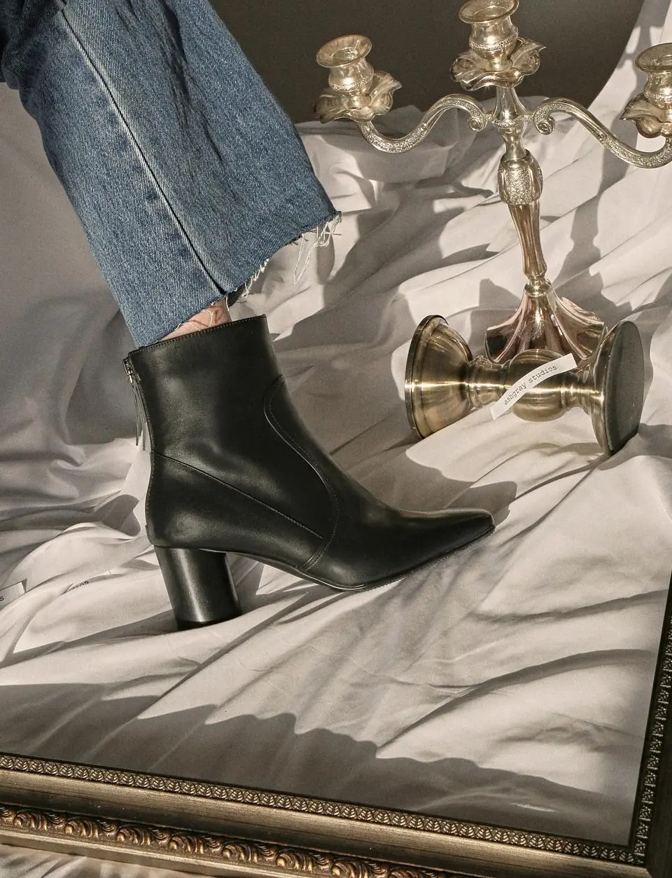 1418 Shio Ankle Boots-Black