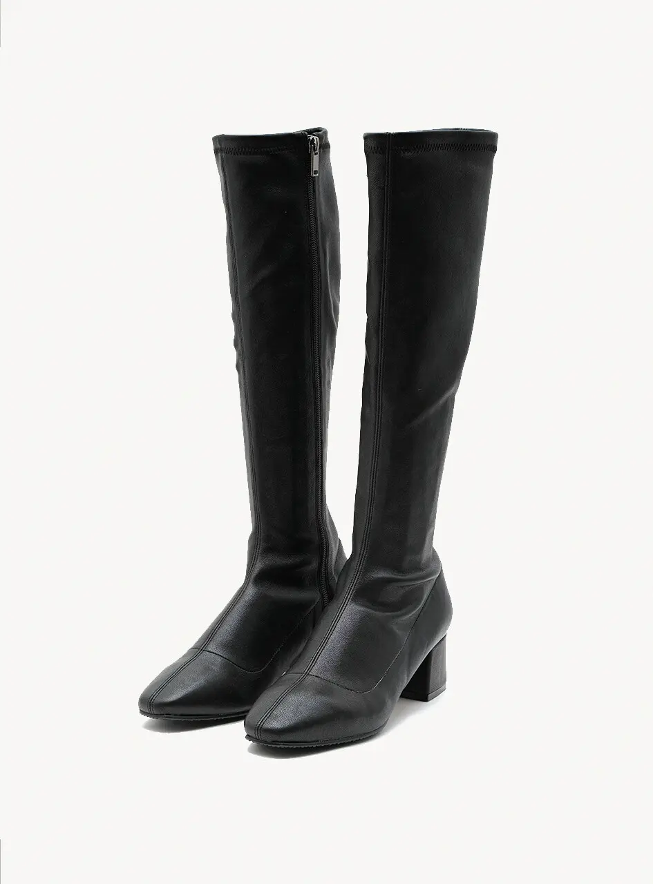 Square Long Socks Boots - 2 Color