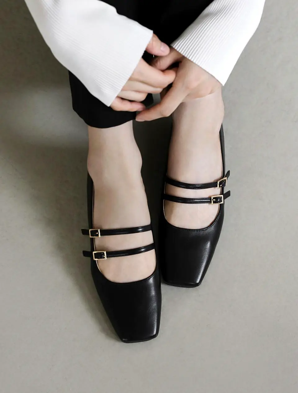 Mojis Mary Jane Flat 2cm Ballet Shoes