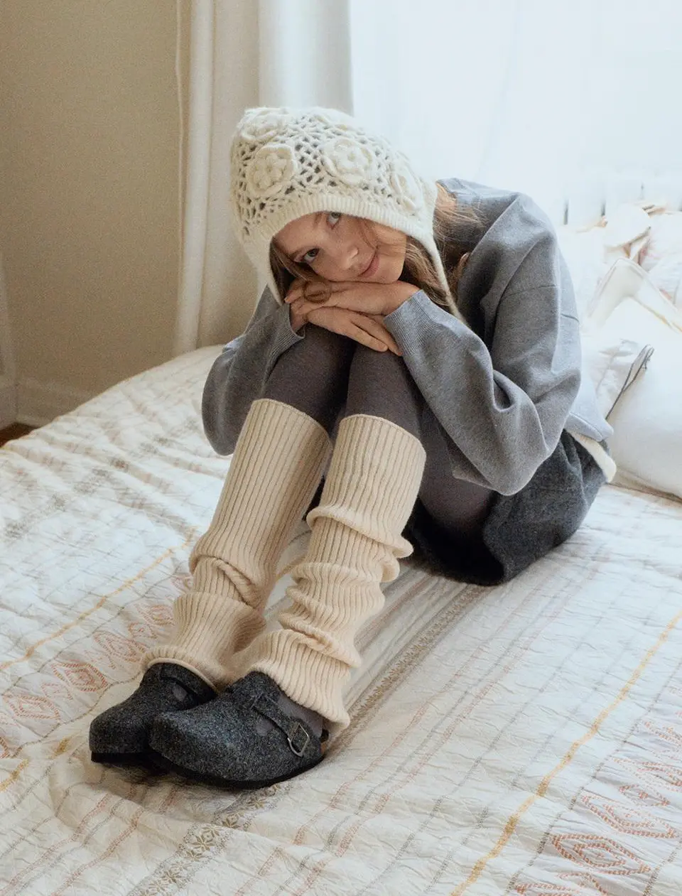 Wool Mong Slippers Slides