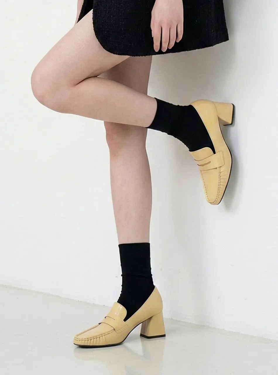 Shirring 6cm Pumps (LC505)