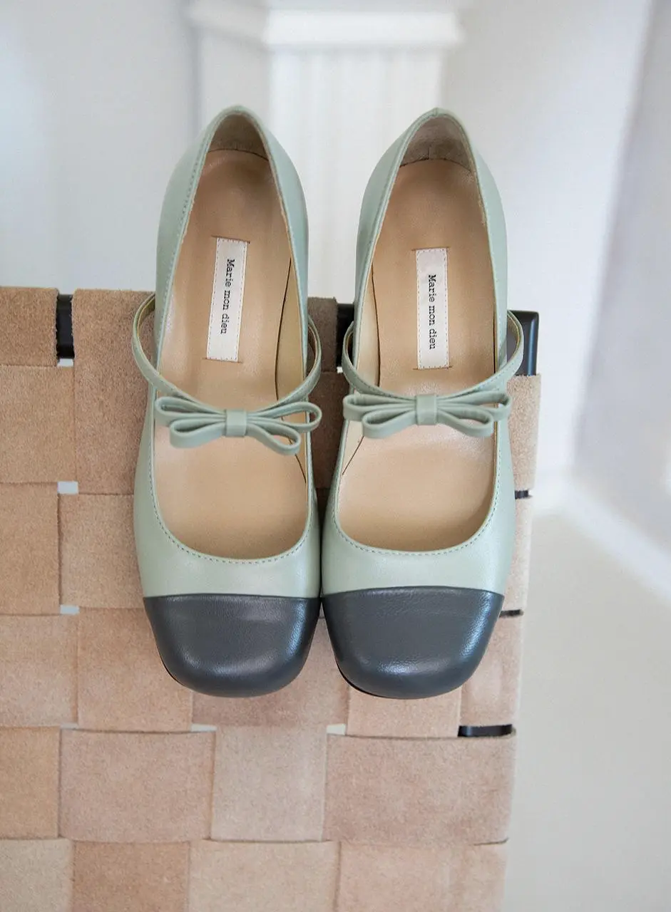 Wendy Ribbon Mary Jane Pumps (6 Colors)