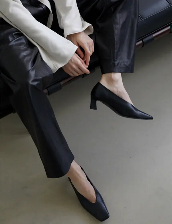 Ivy Pumps Leather Black