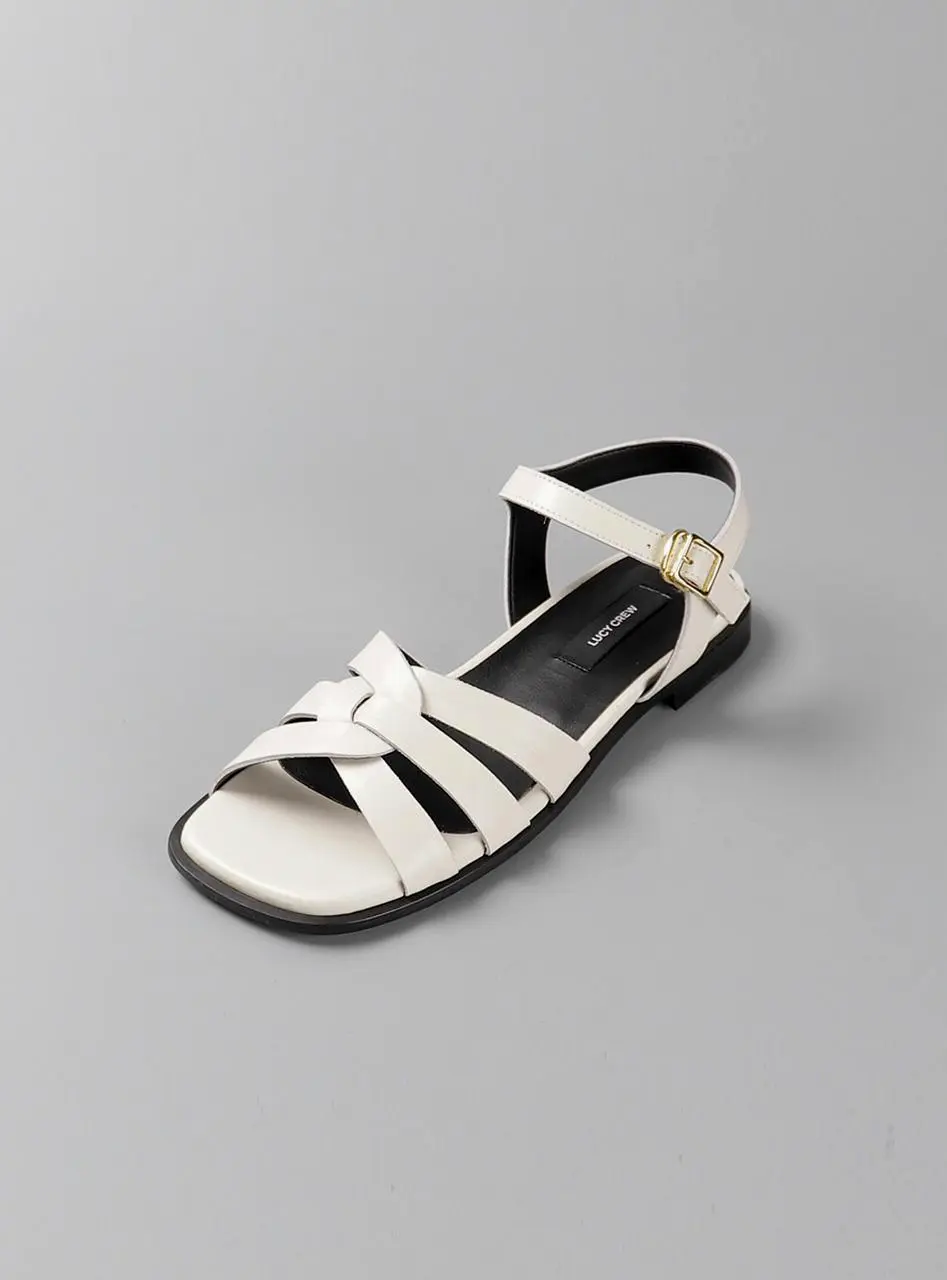 Twisted Flat Sandal [3colors] (LC320)