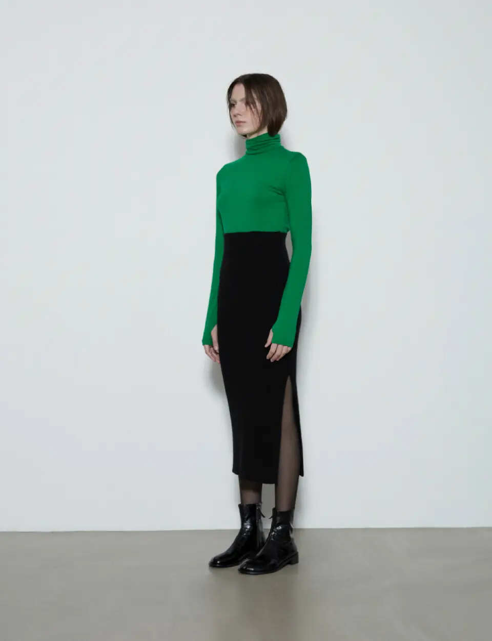 Flat Ankle Boots_Black