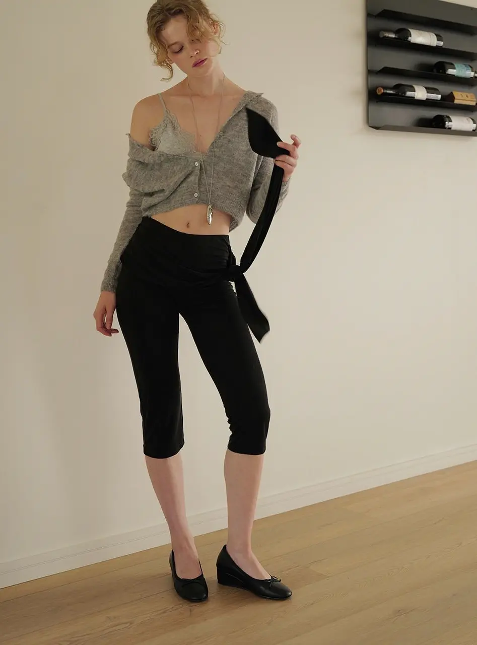 Plie Ballet Wedge Heel 2 Types 4cm Pumps