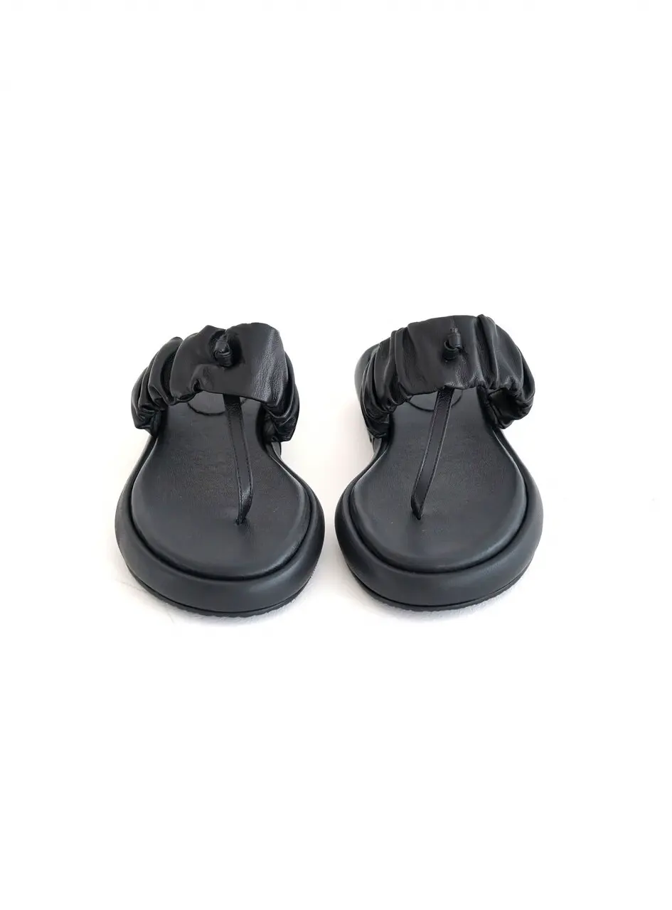 Dodu T-Strap Flip-Flop - Black