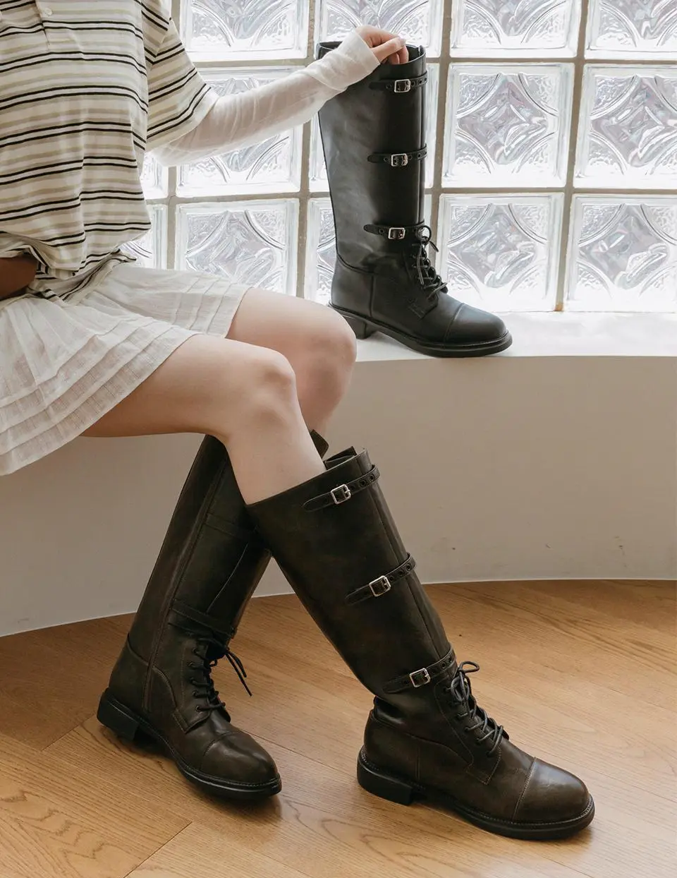 Vintage Walker Long Boots (EBAL157721)