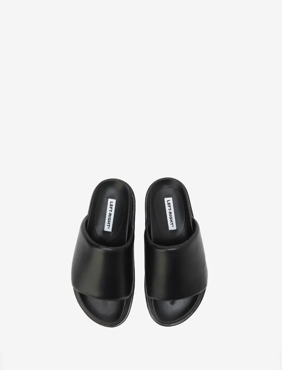 1 Strap Slipper_Black