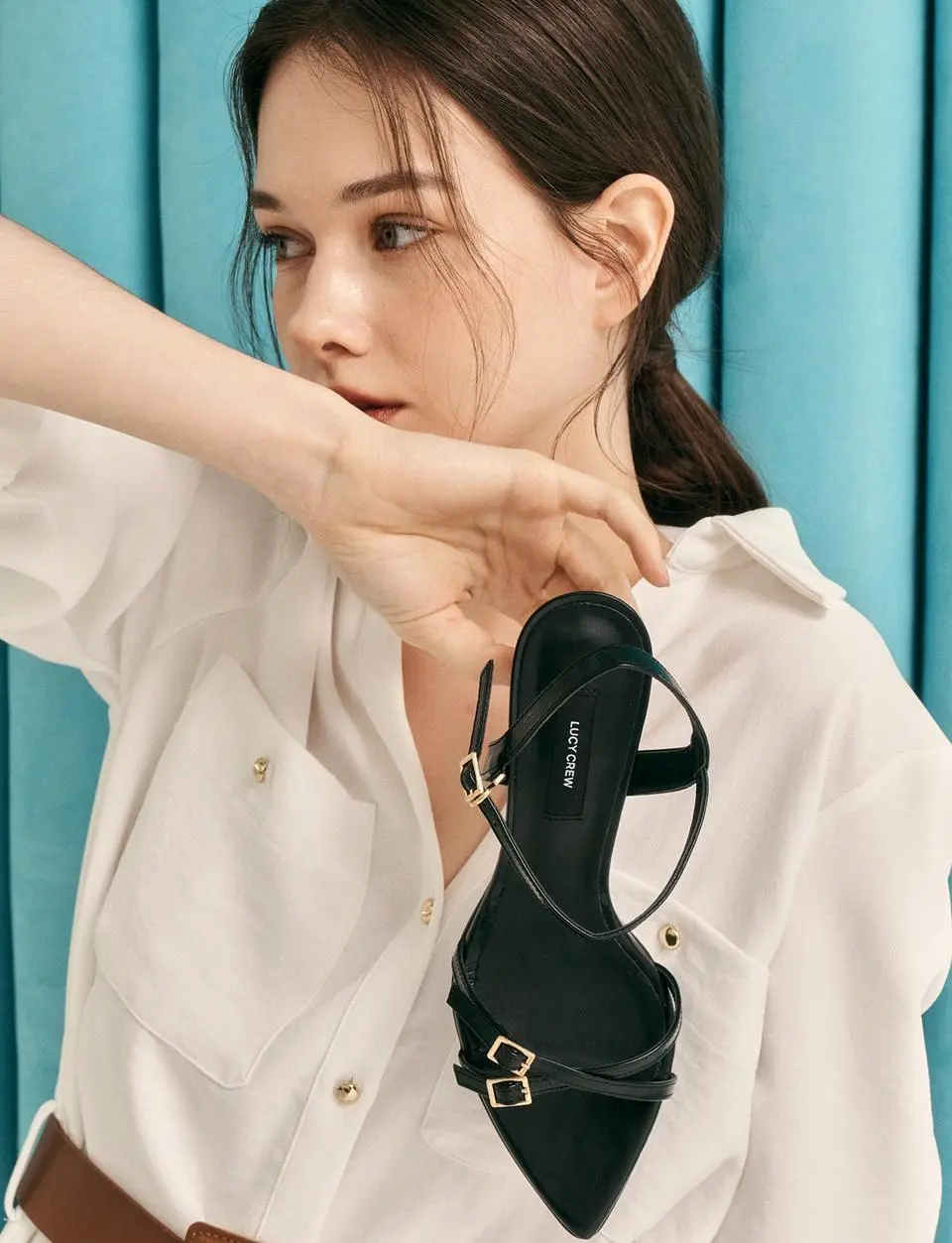 Ankle Strap HEELED SANDALS (LC328)