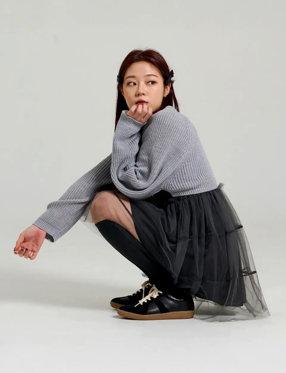 German Army Trainer Sneakers (BLACK) (TFA F321)