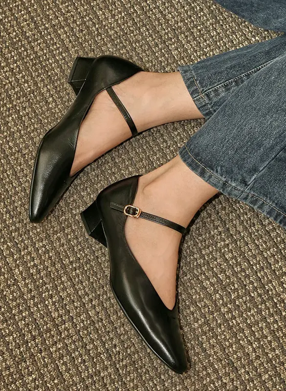 169J Ruve Maryjane Flat Shoes Pumps 3cm