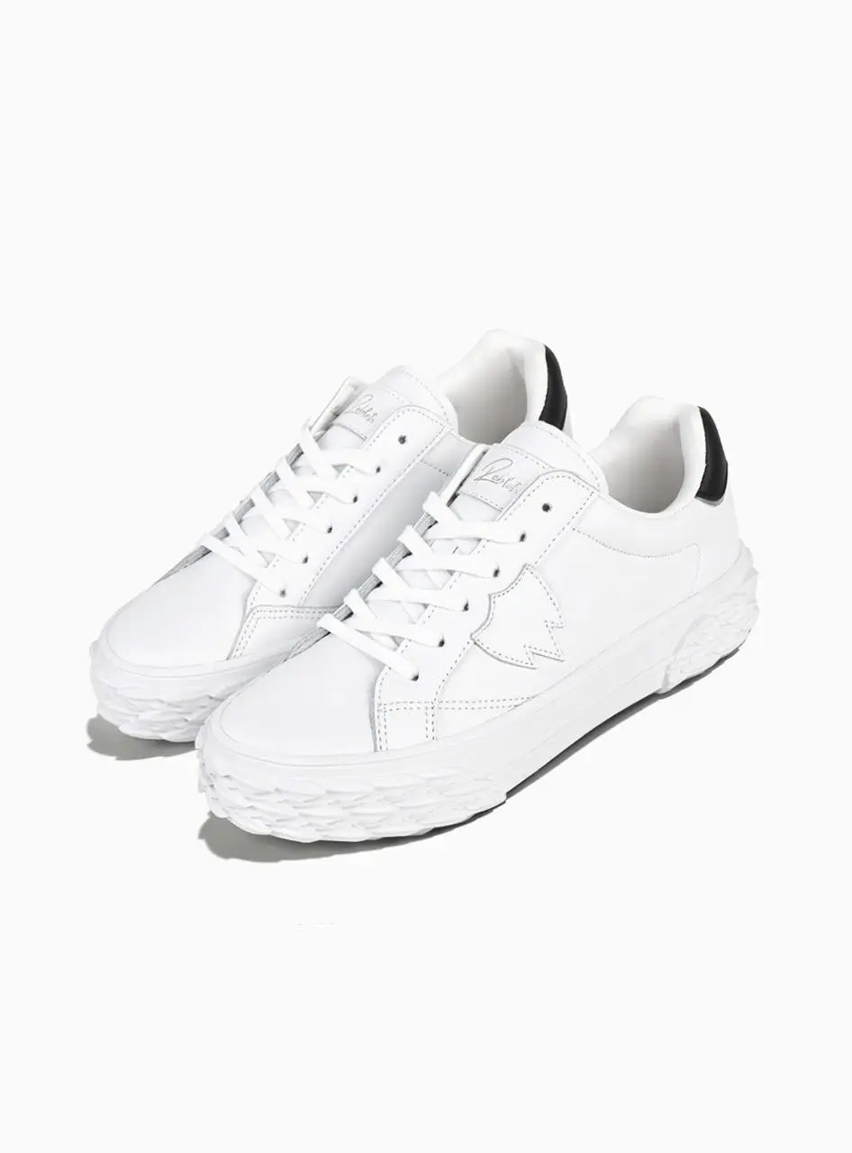 Mako W Leather Sneakers [White]