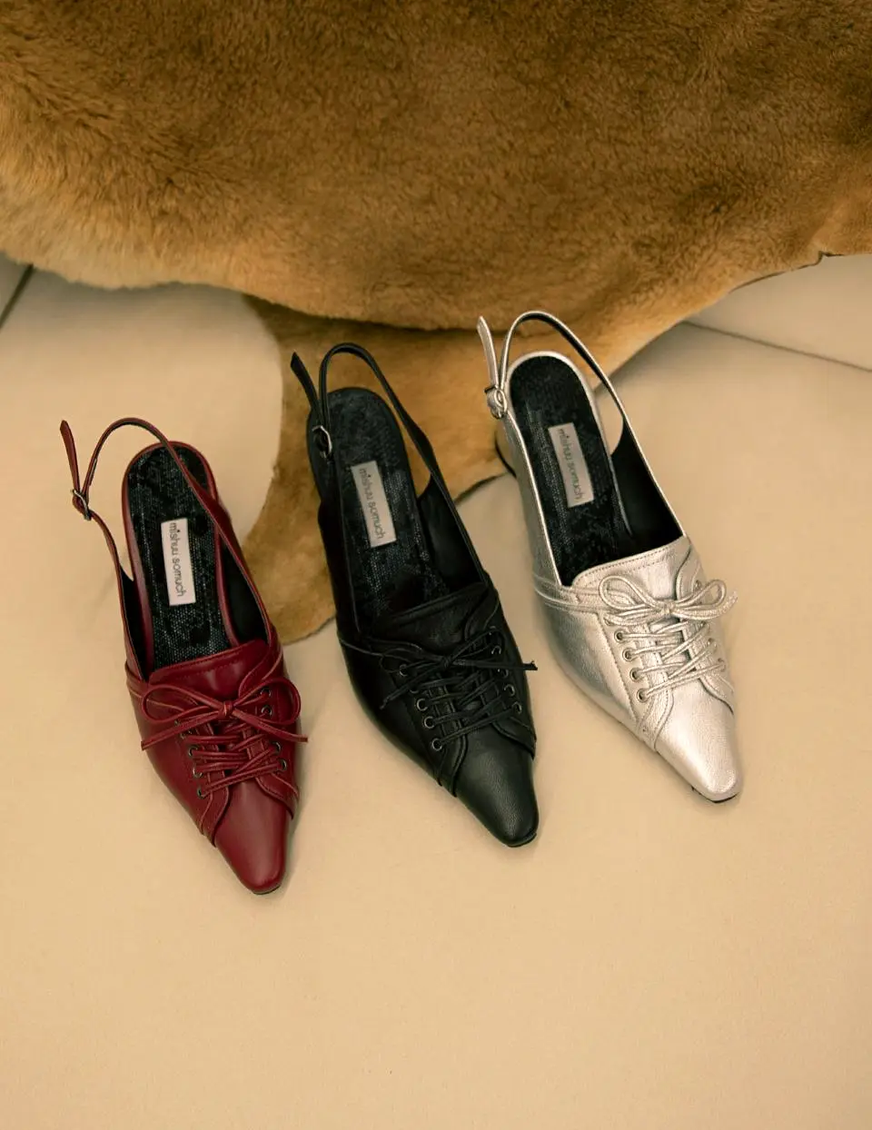 Kara Corset Slingback Pumps