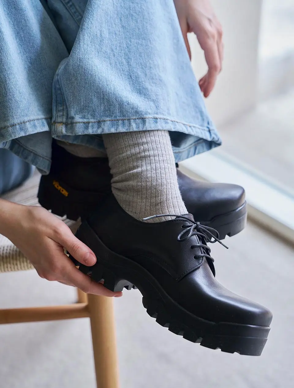 brunen vibram Loafer [black]