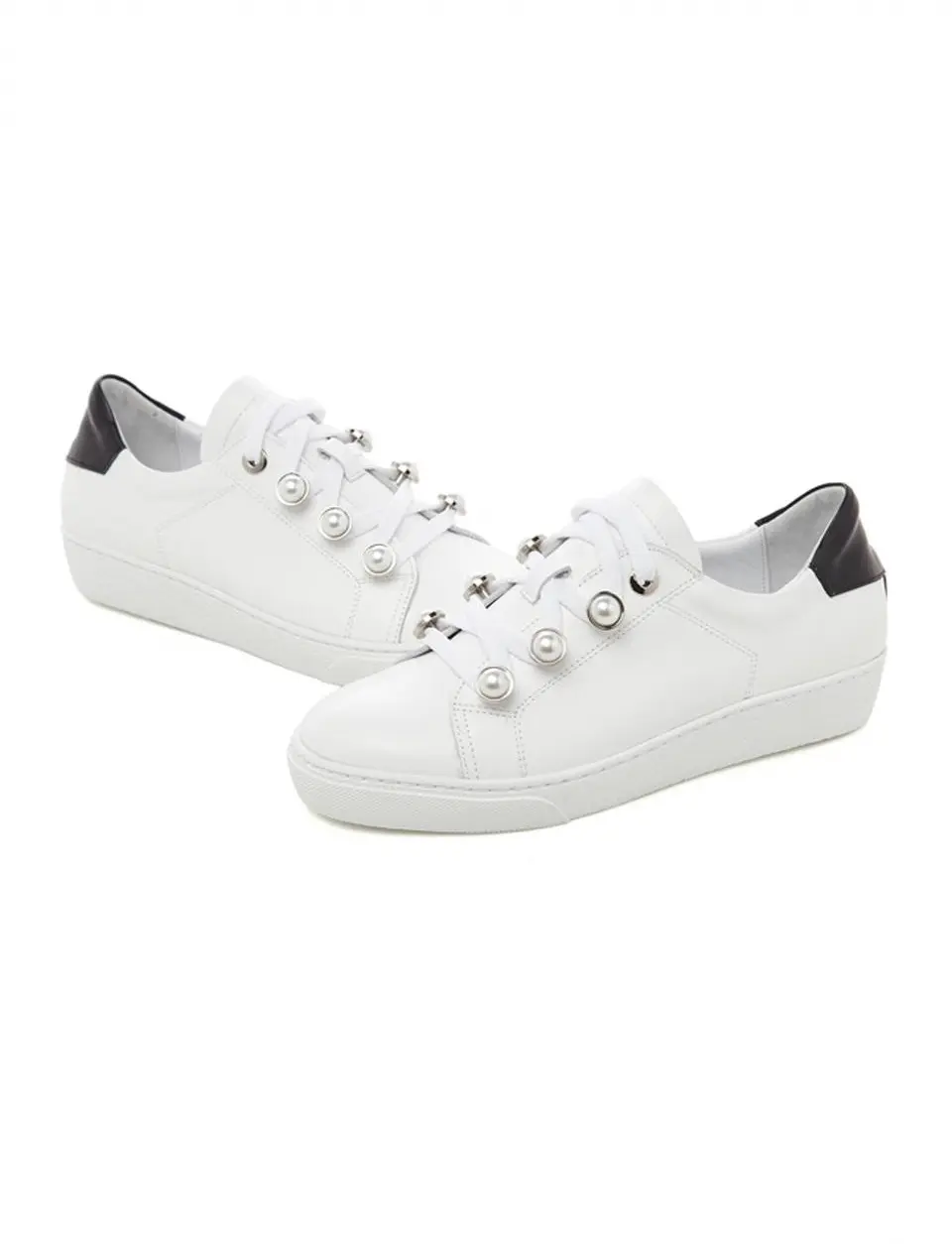 DMP Pearl Lace-up Sneakers [KWH] (1696)
