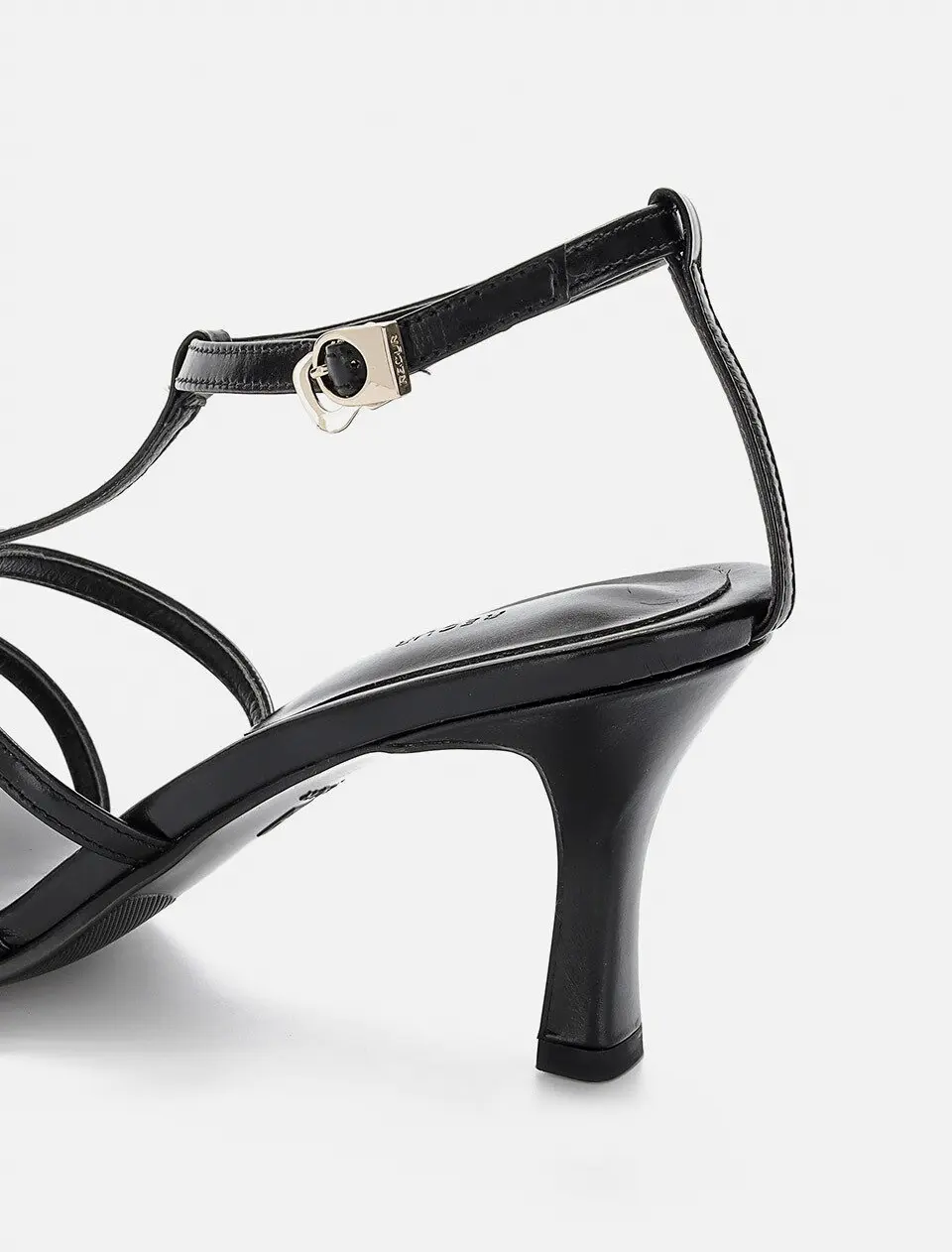 Anello T-Strap Sandals - Black