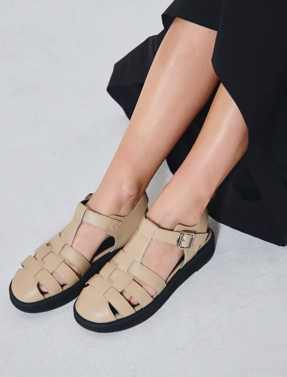 Fisherman Platform Heeled Sandals (LC231)