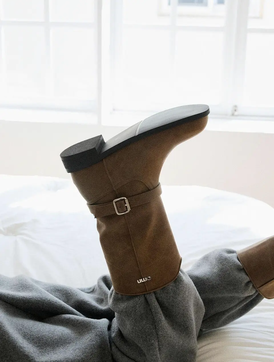 omn Belt MID-CALF BOOTS [2colors]