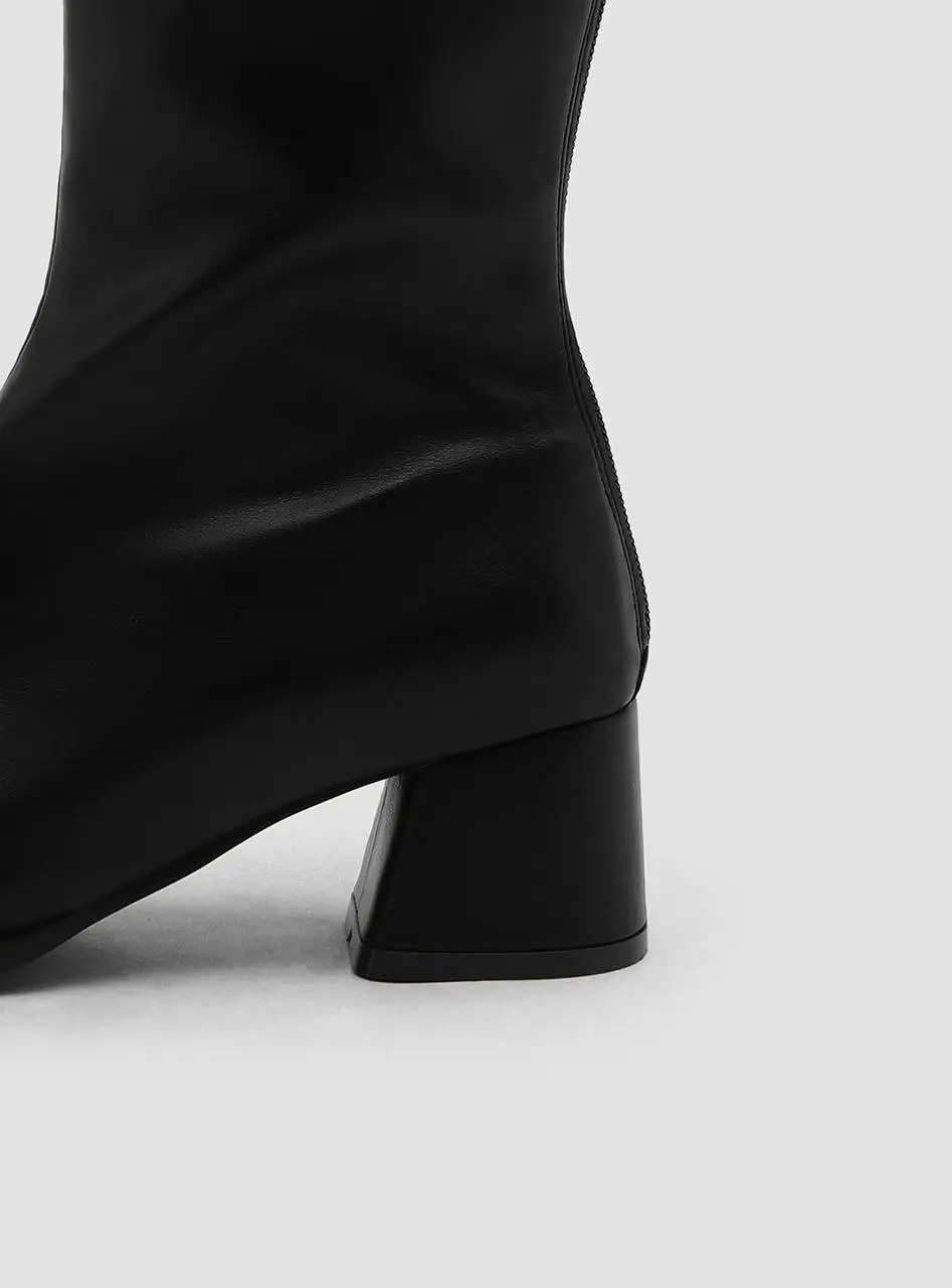 LeVera Square Long Boots (5cm)
