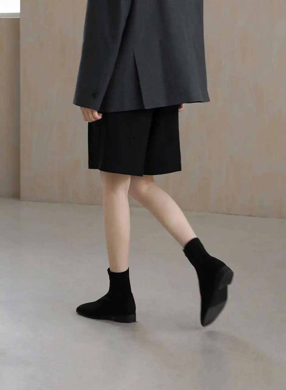 Rutini Square Socks Ankle Boots (2.5cm)