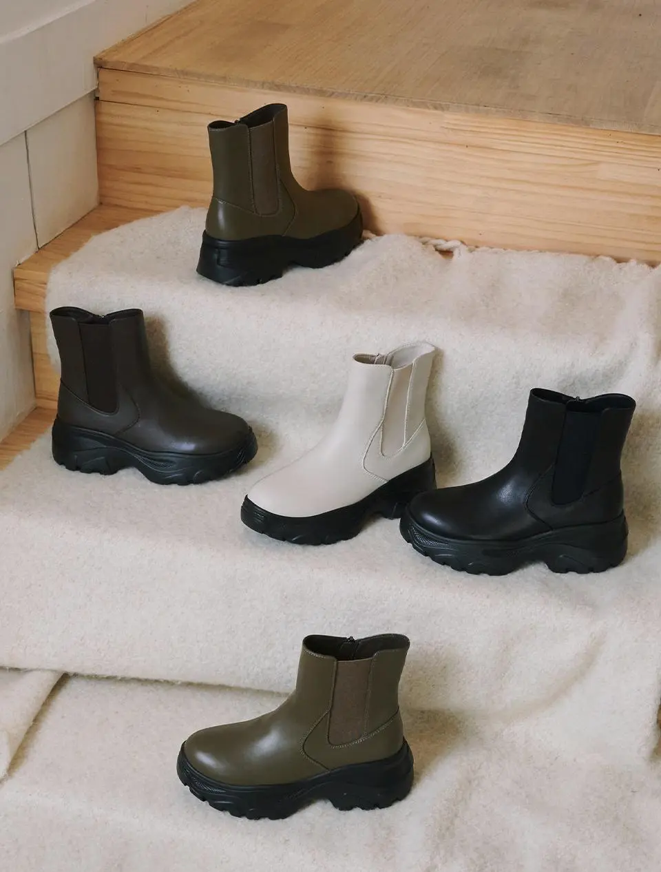 Platform Chelsea Boots (EBAL150505)