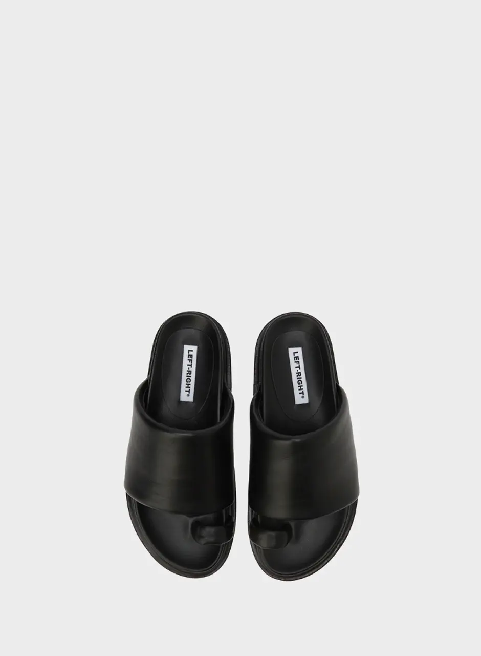 2 Strap Slipper_Black