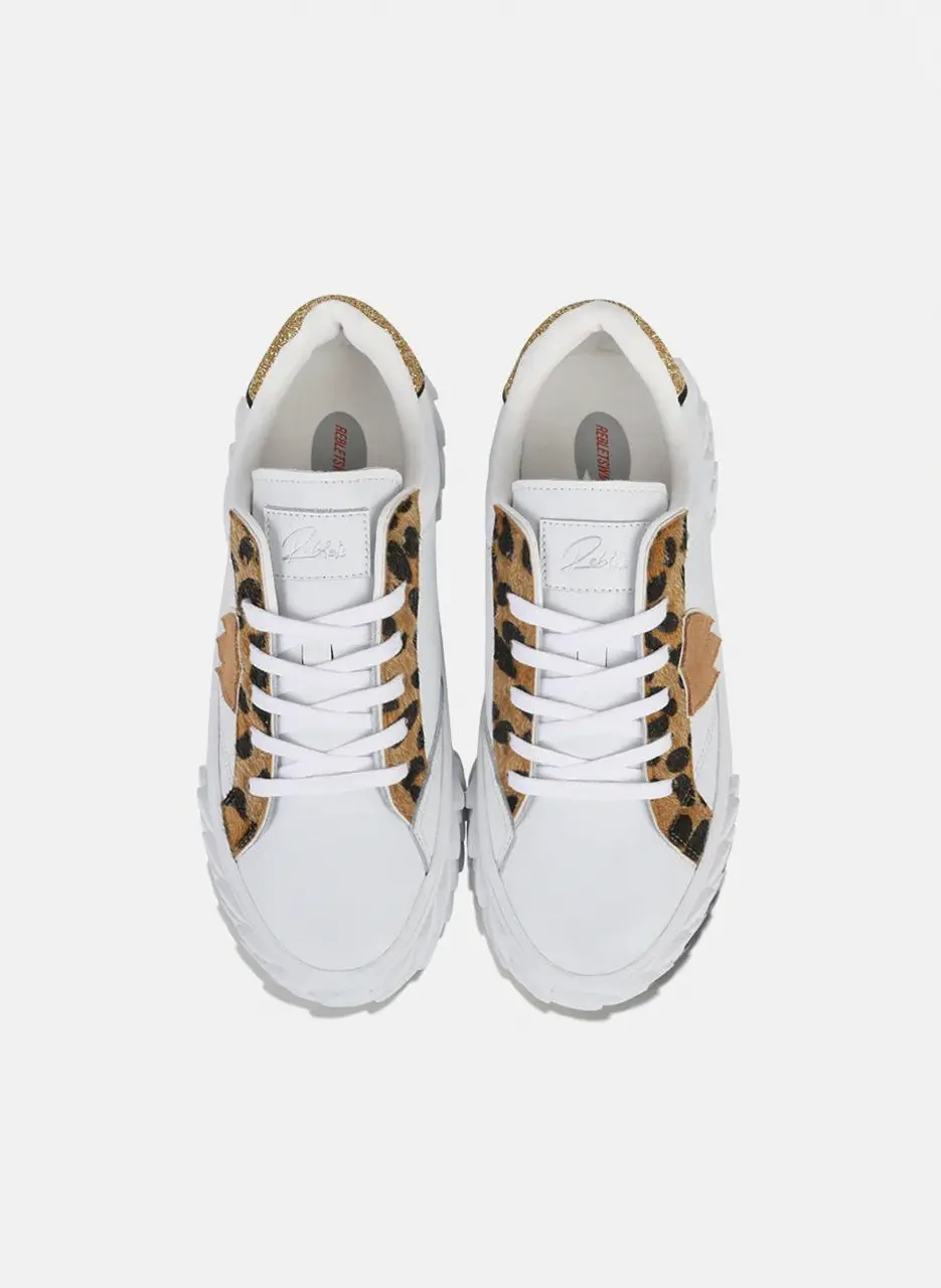 Mako W Leather Multi Leopard Sneakers