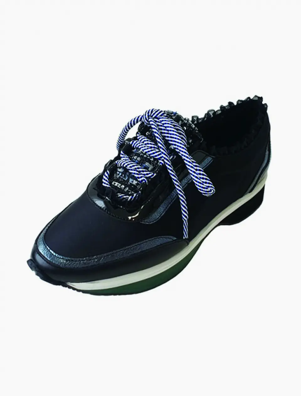 Tweed Lace Sneakers [Black] (DMP1906EBK)